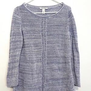 White House Black Market Heathered Lavender Sweater large
